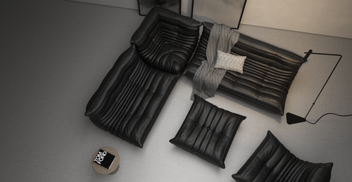 Discover the Ultimate Comfort: The TOGO Black Sofa - sparkledecor.com