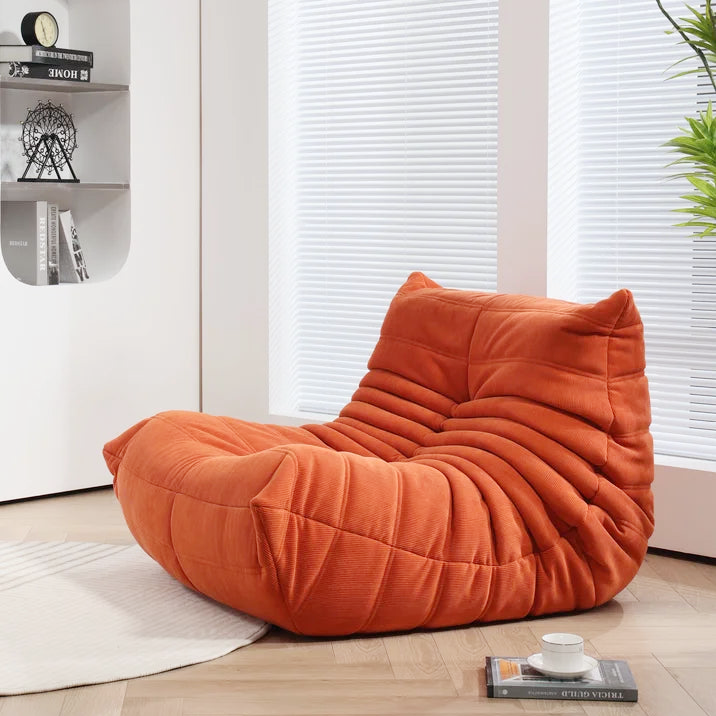 ligne roset togo armchair in orange - sparkledecor.com