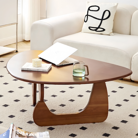 Elegant Dark Wood Coffee Table – Stylish & Durable Design - sparkledecor.com