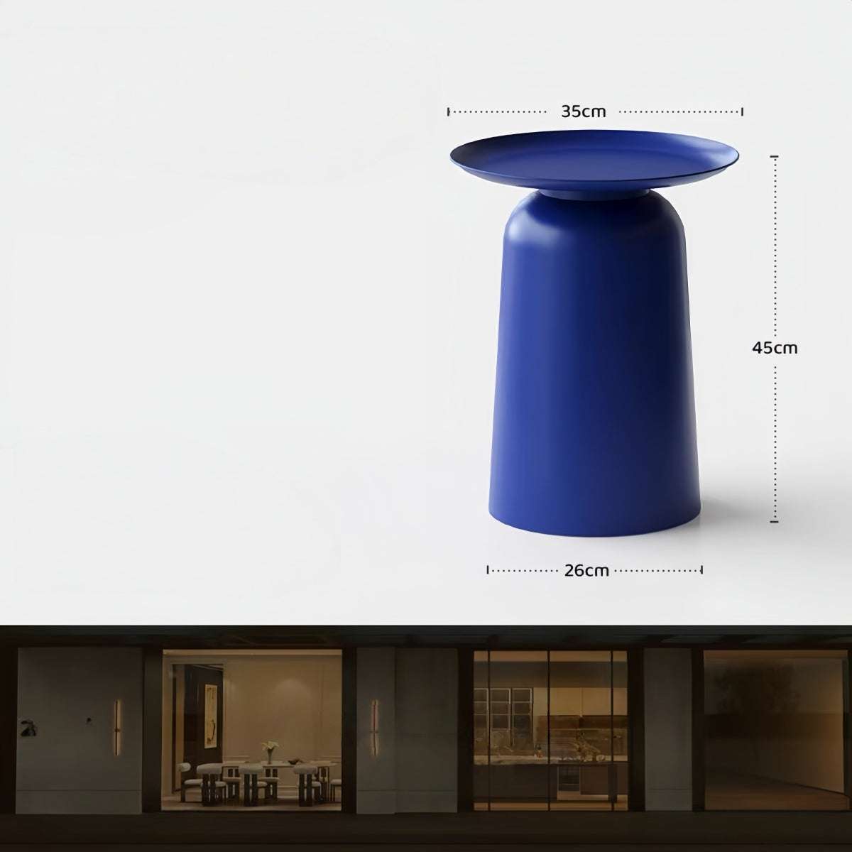Minimalist Modern Coffee Table Nordic Round Side Table