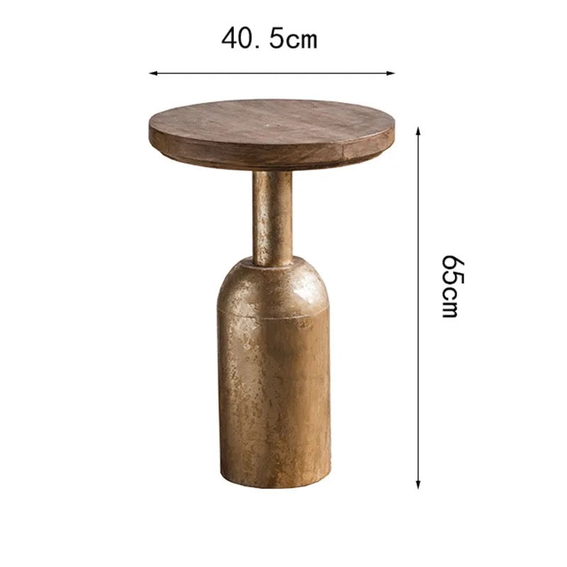 Retro Round Coffee Table | Vintage-Inspired Elegance for Modern Spaces - sparkledecor.com