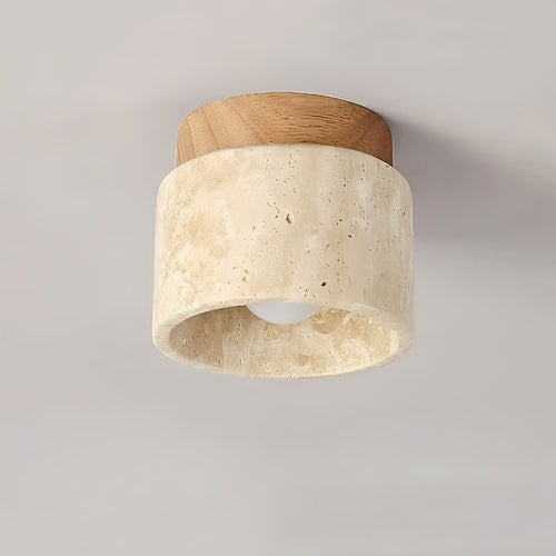 Wabi Sabi Yellow Marble Bedroom Ceiling Light - sparkledecor.com