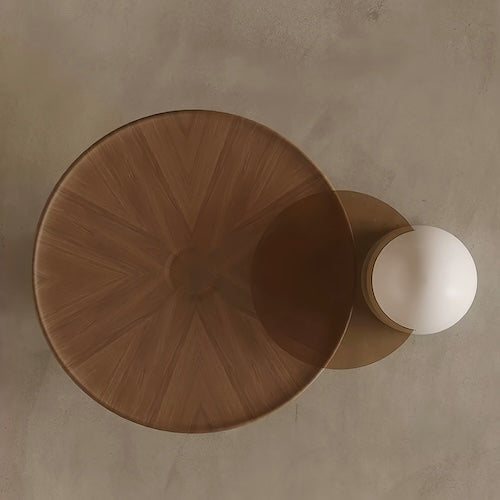 Elegant Walnut Wood Coffee Table Set – A Blend of Modern Minimalism an - sparkledecor.com