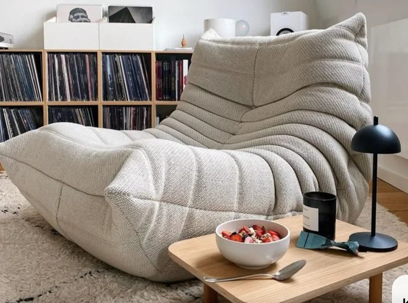 Togo Sofa in the Study Room: A New Way to Work, Read, and Relax