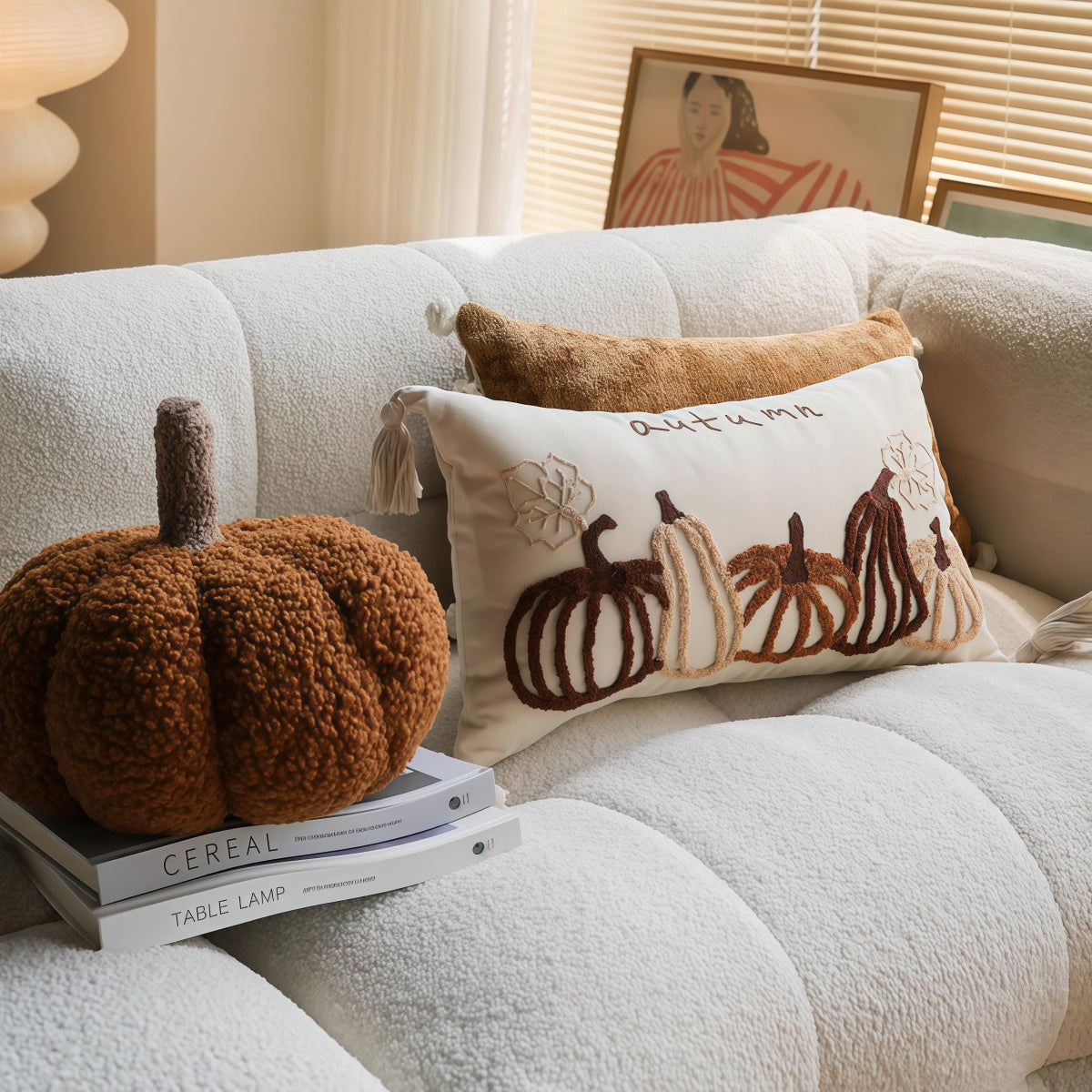 French-Style Decorative Throw Pillow Cushion Living Room Sofa Removable Washable