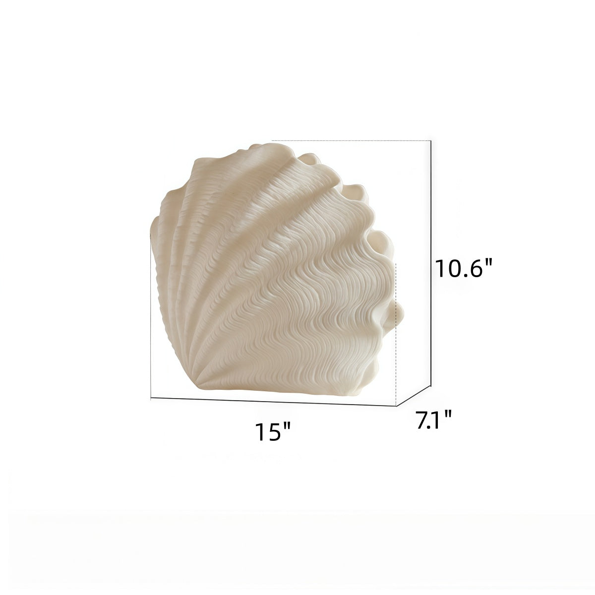 French-Style Vintage-Inspired Seashell and Conch Table Lamp Nautical-Themed Decorative Ornament