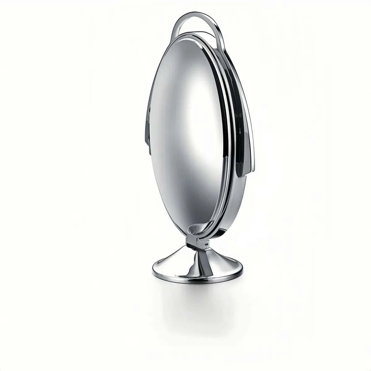 Foldable 3-tier stainless steel fruit platter with polished mirror finish for snacks and desserts