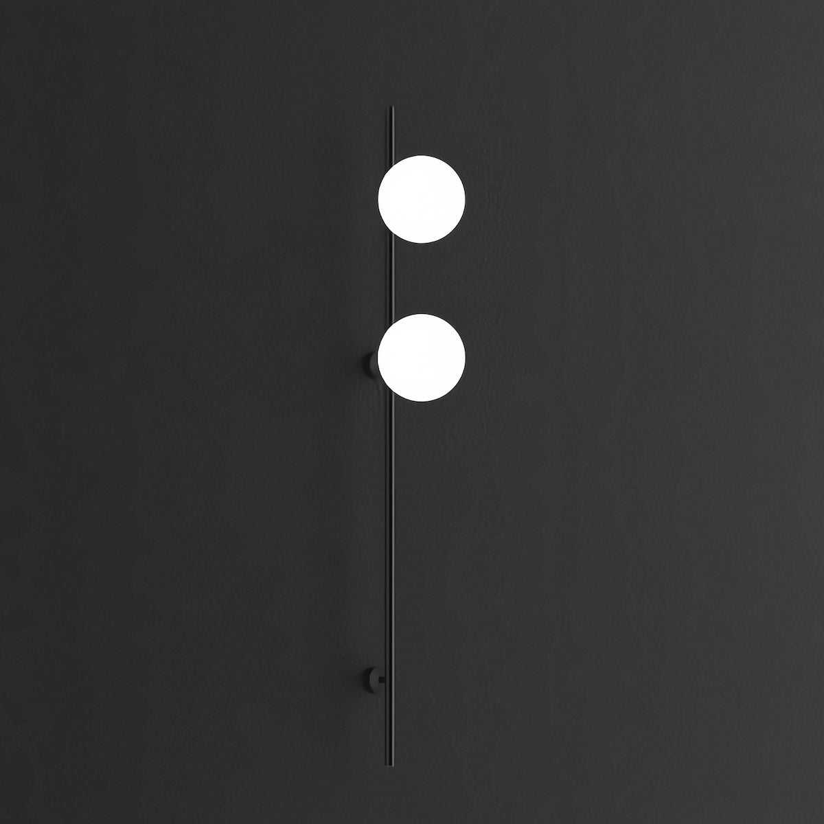 Minimalist brass wall sconce with cream glass shade and LED light for bedroom or living room