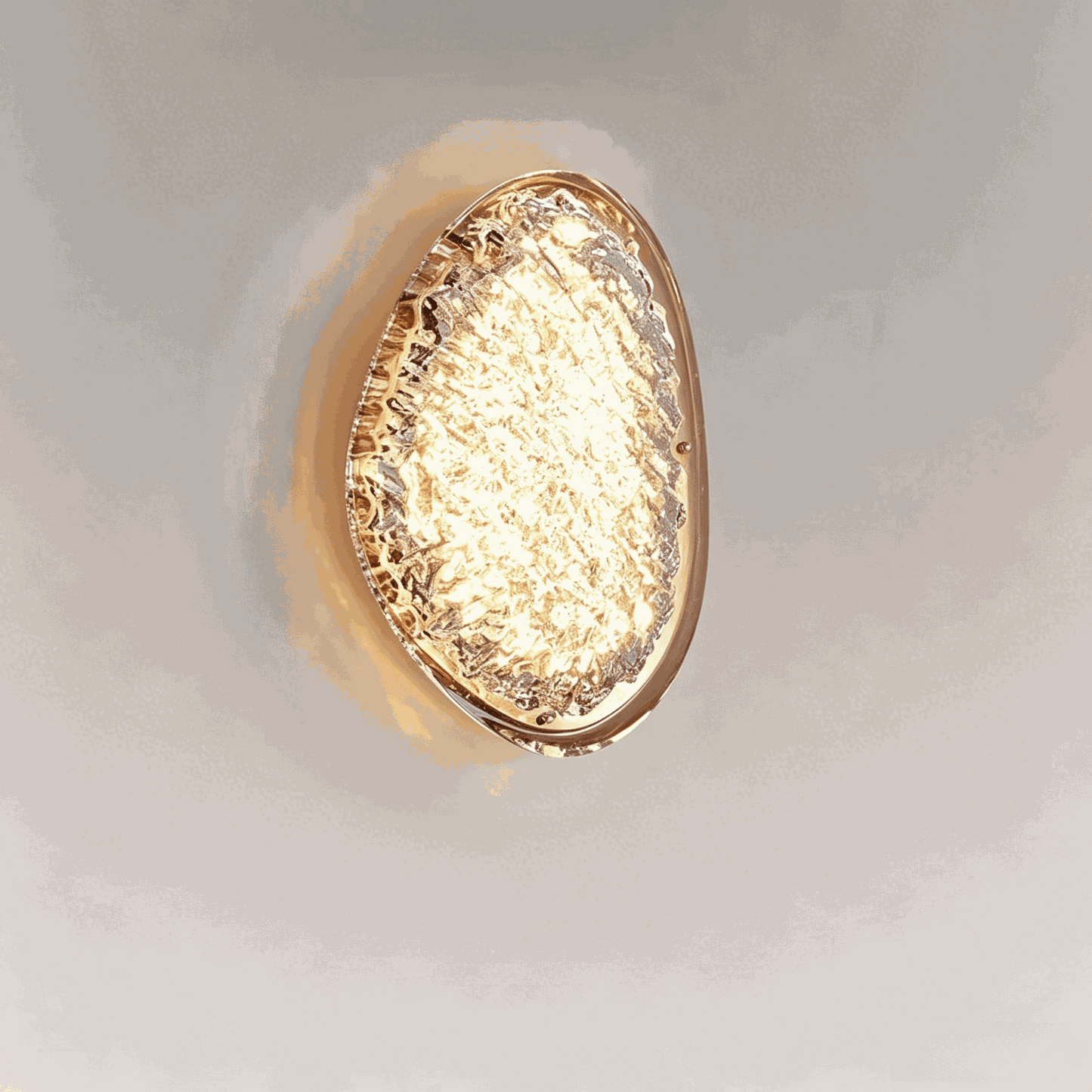 Italian Luxury Book Form Wall Lamp with textured acrylic shade and LED light for elegant bedroom and hallway decor