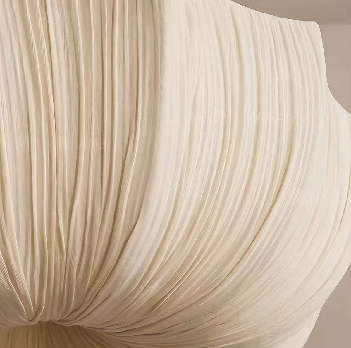 French vintage fabric pendant light with eco-friendly linen shade for warm ambient lighting in living and dining spaces