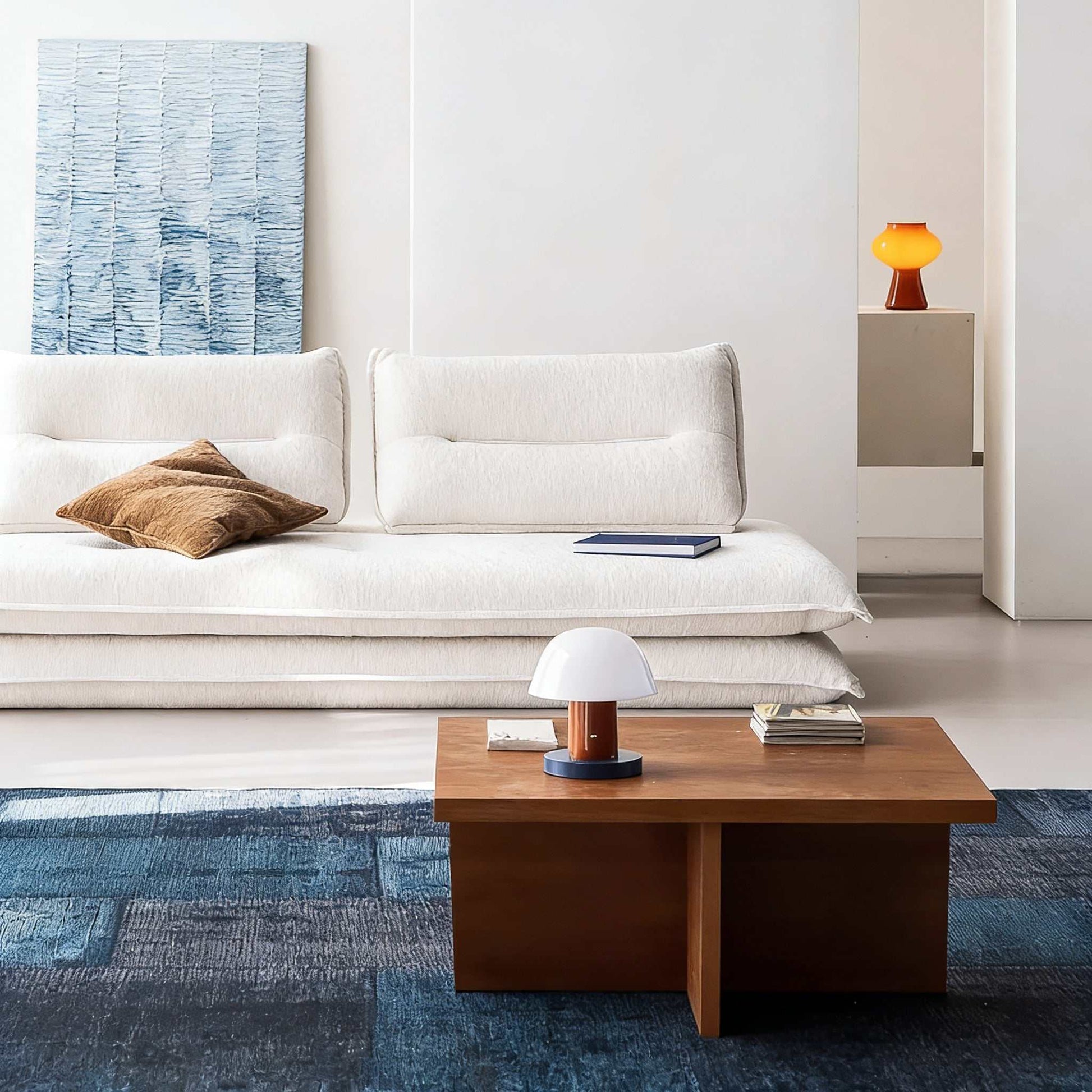 3-in-1 convertible velvet sofa bed in straight row design with removable washable fabric, available in single and triple seater for versatile living room use