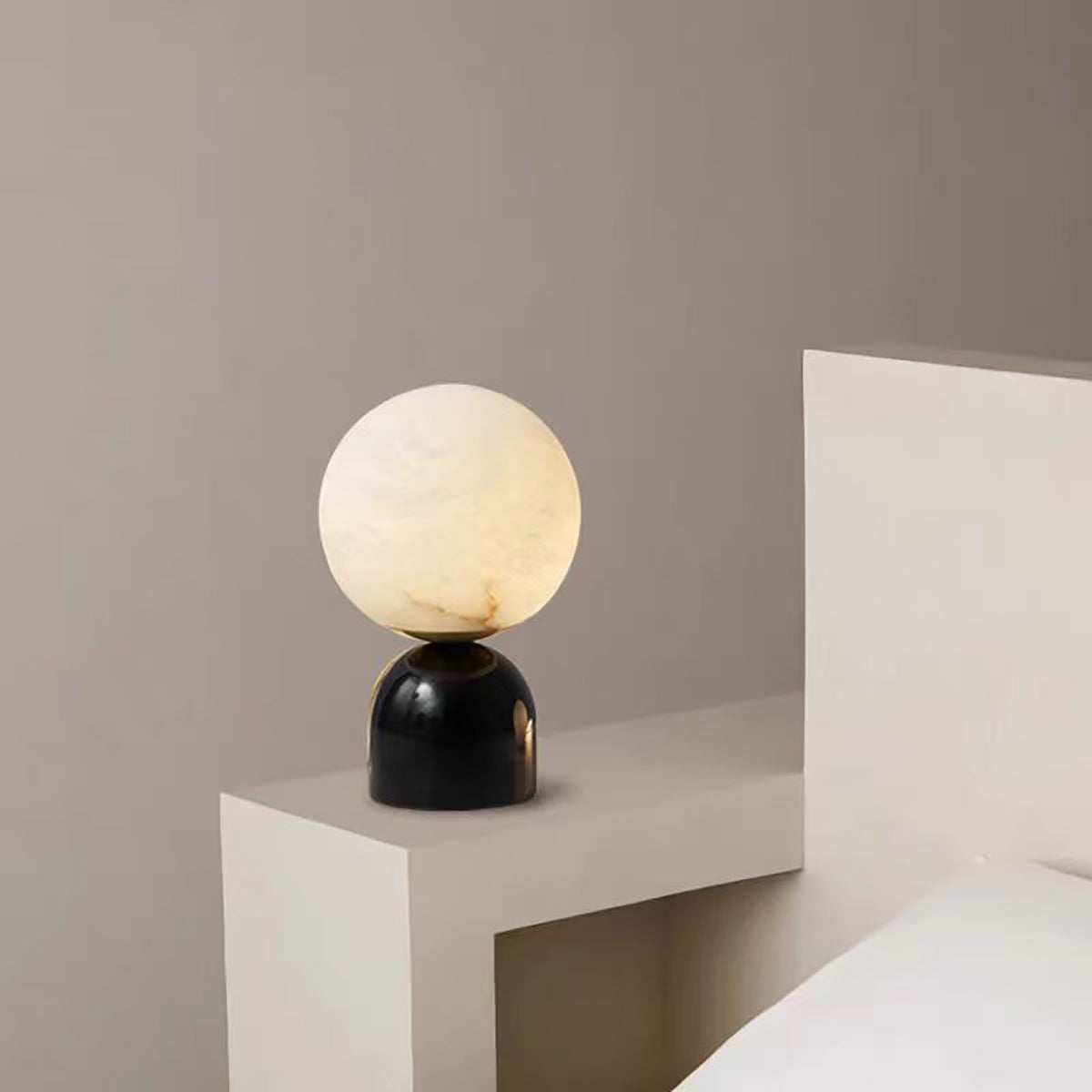 Marble Table Lamp – Luxury Bedside Lamp for Bedroom | Elegant Spanish Design