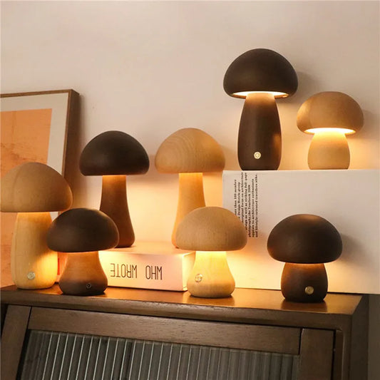 Mushroom Night Light - Cute Table Lamp for Whimsical Decor - sparkledecor.com