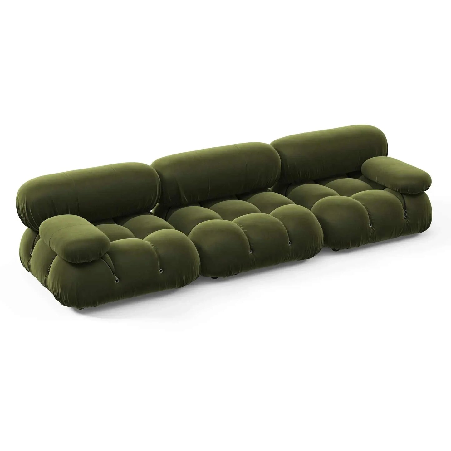Camaleonda Modular Sofa in premium Sunbrella fabric with reconfigurable design and solid wood feet