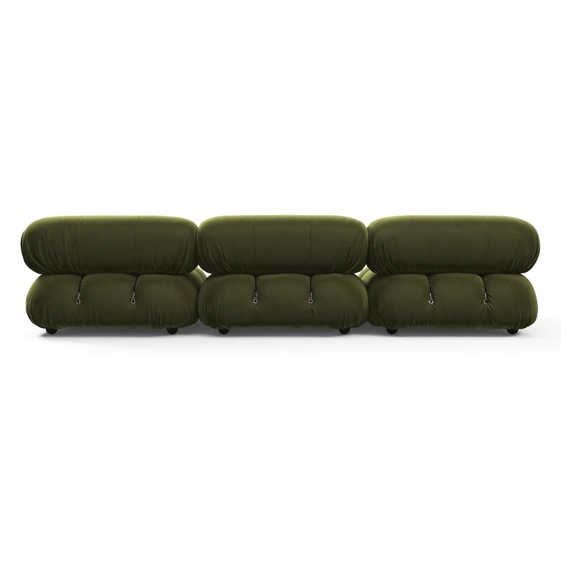 Camaleonda Modular Sofa upholstered in durable Sunbrella fabric with reconfigurable modular design and solid wood feet