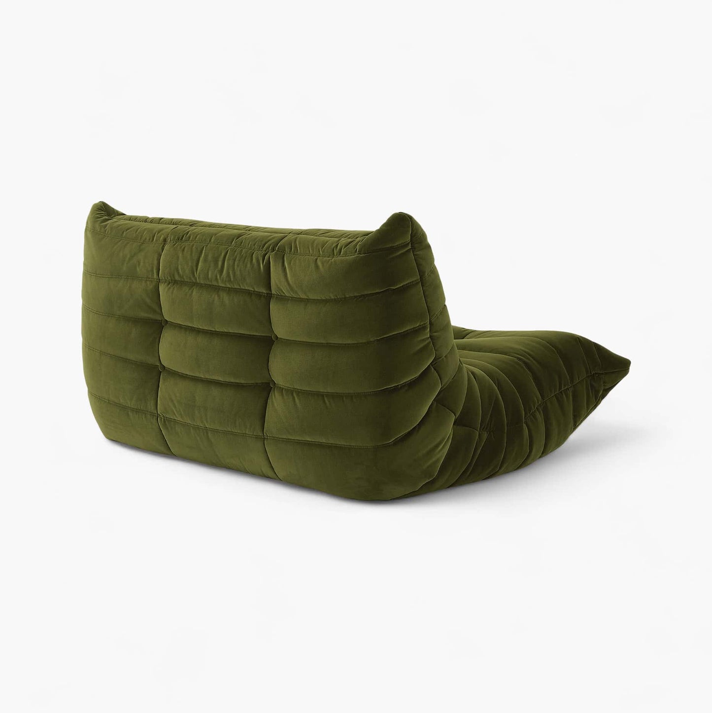 Ligne Roset Togo Sofa Replica – Vintage Green Velvet, Modern Modular Design