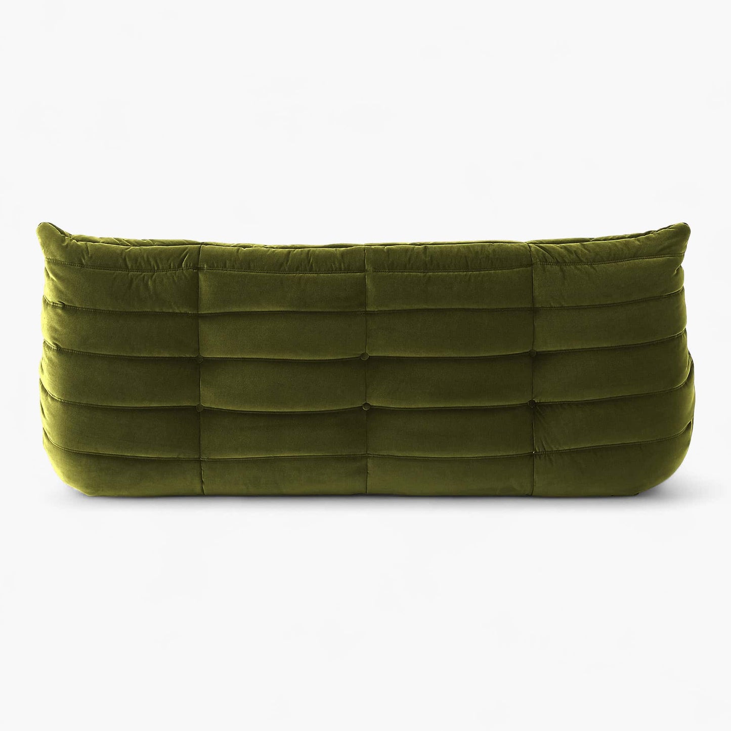 Ligne Roset Togo Sofa Replica – Vintage Green Velvet, Modern Modular Design