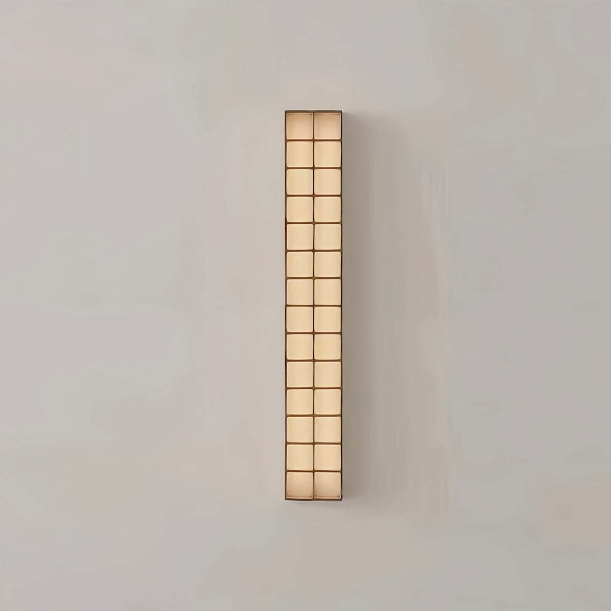 Industrial wall light all-aluminum linear sconce with sand nickel finish and warm light