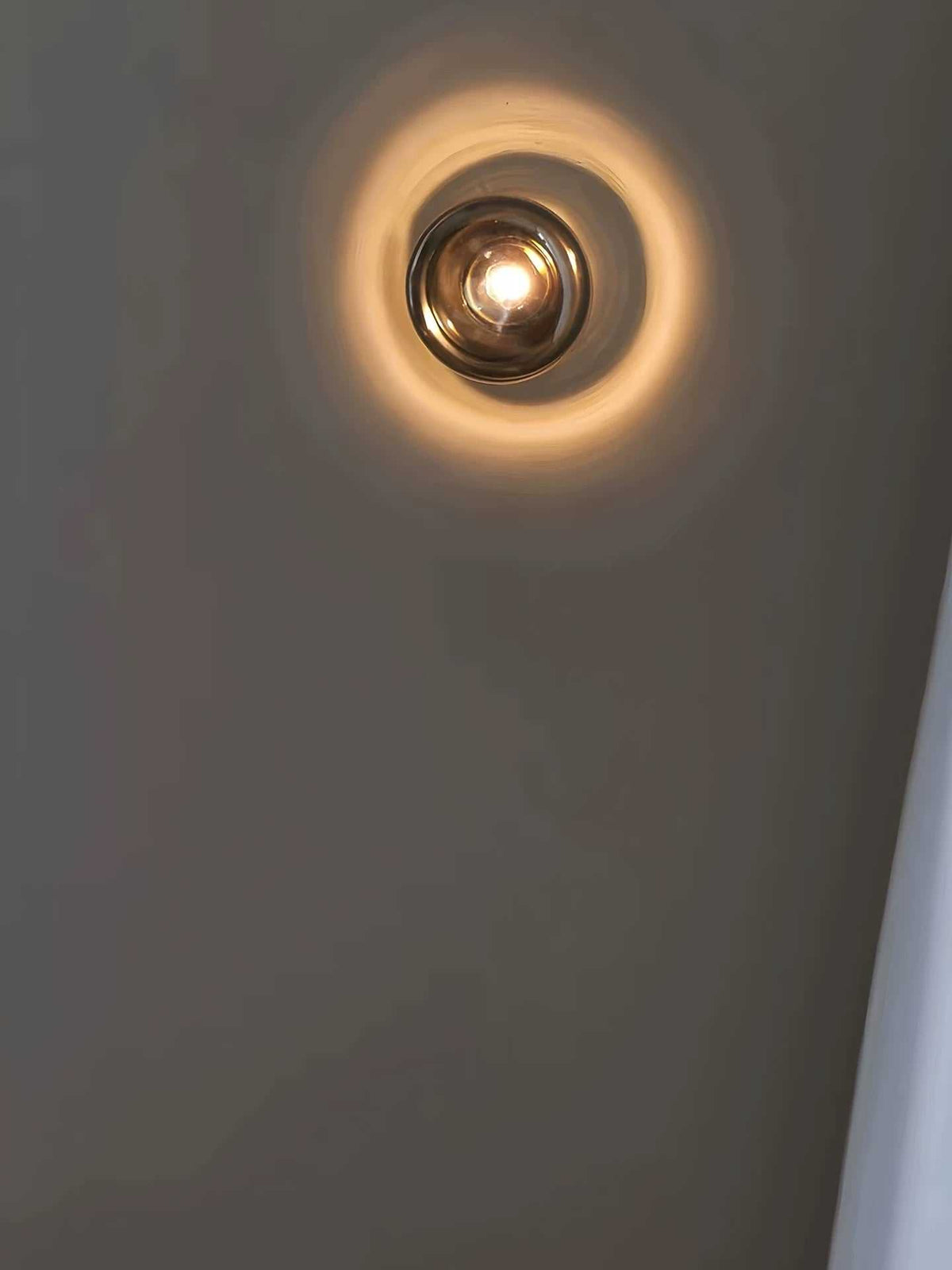 Bauhaus Glass Wall Sconce – Modern LED Projection Wall Lamp for Decor
