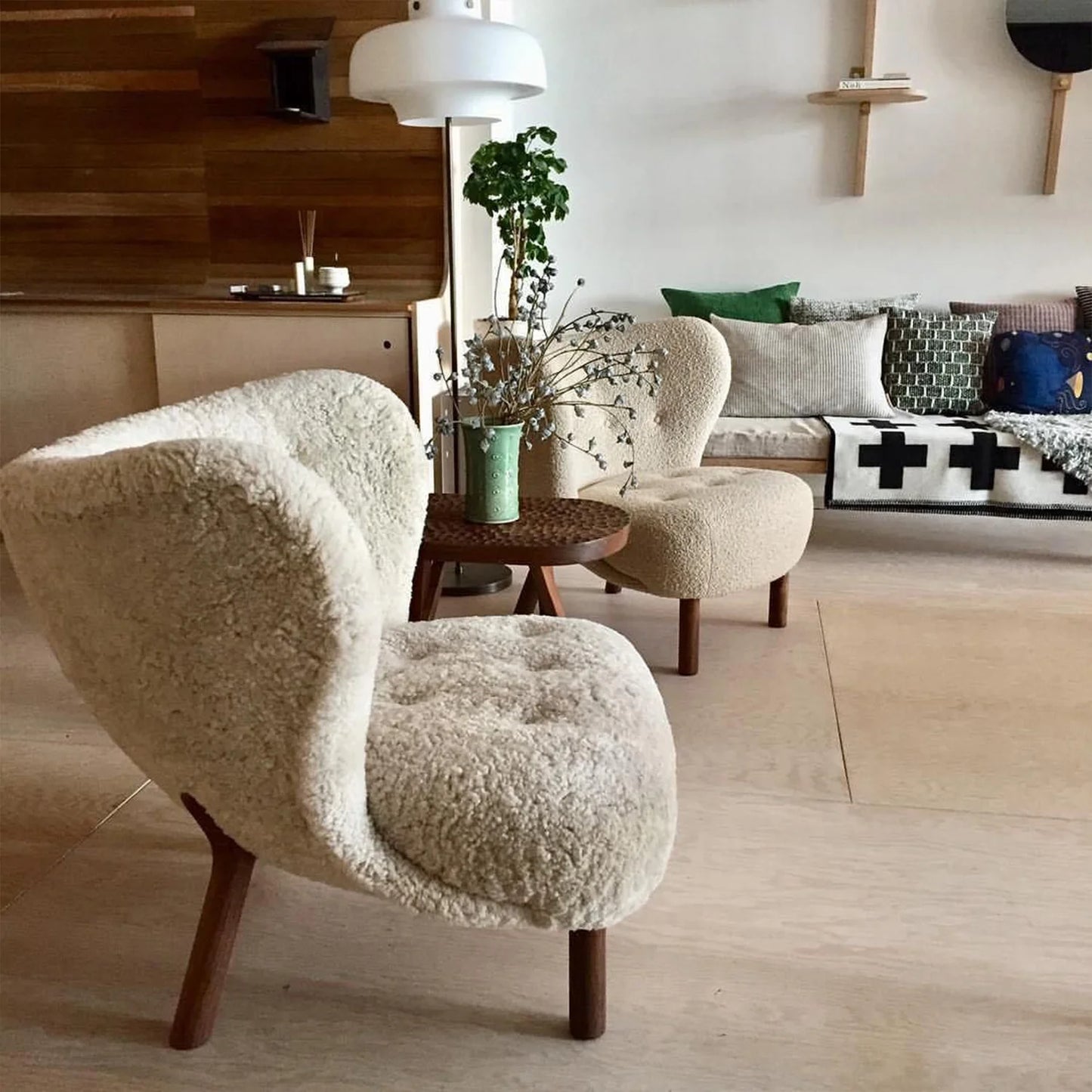Little Petra Lounge Chair and Ottoman  - Timeless Danish Design Replica