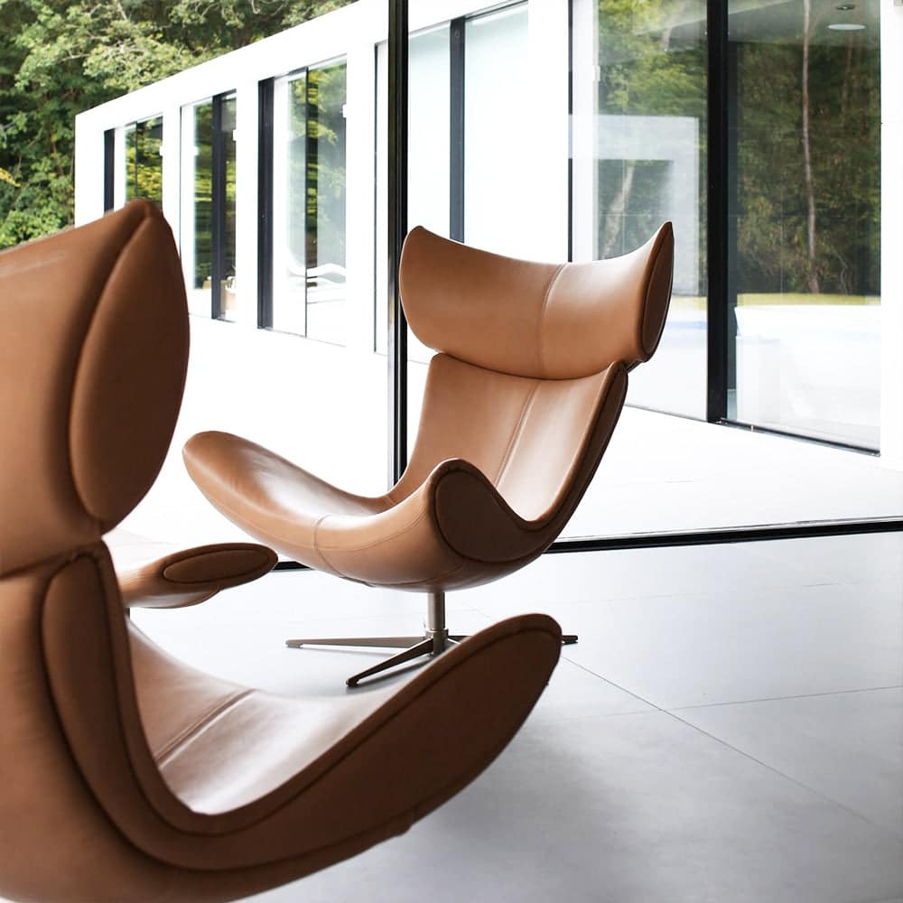 Imola Lounge Chair with Footstool - Timeless Danish Design