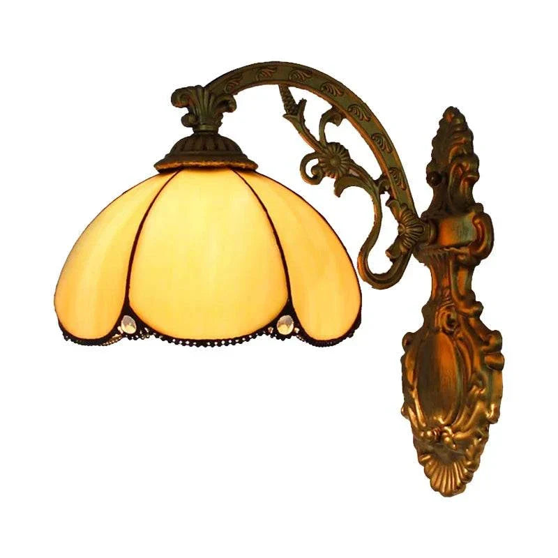 Stained Glass Wall Sconce - Add European Style to Any Room