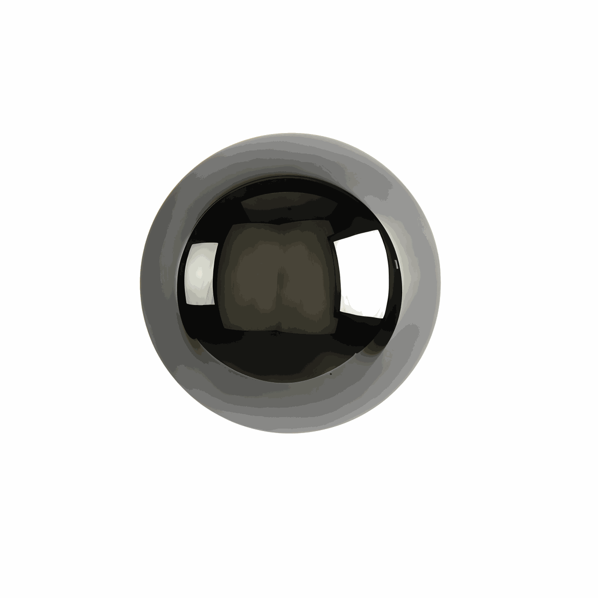 Vintage industrial metal globe wall sconce with LED light and acrylic shade for bedroom and hallway ambient lighting