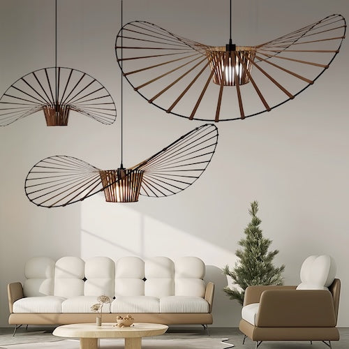 Straw Hat Led Ceiling Light | Modern, Durable Design - sparkledecor.com