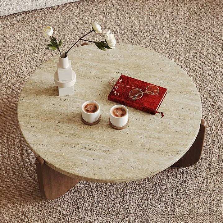 Travertine Coffee Table - sparkledecor.com