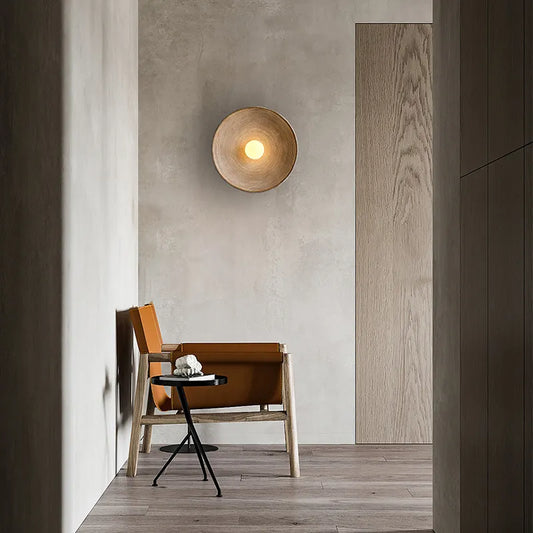 Wall Light Fixture | Rustic Wood Sconce for Elegant Spaces - sparkledecor.com