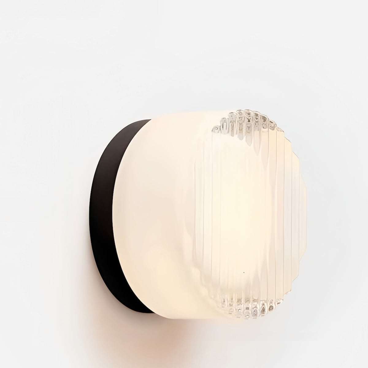 Living Hall Lighting: Nordic Glass Wall Lamp for Elegant Ambiance
