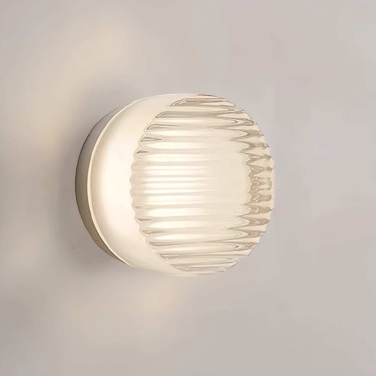 Living Hall Lighting: Nordic Glass Wall Lamp for Elegant Ambiance