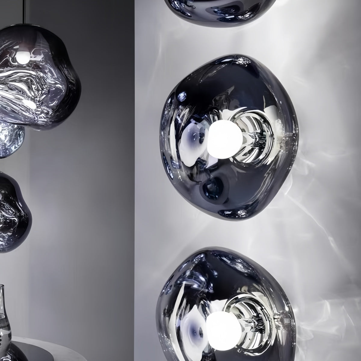 Designer lava wall sconce with vintage industrial design and soft, glare-free lighting for living room ambiance