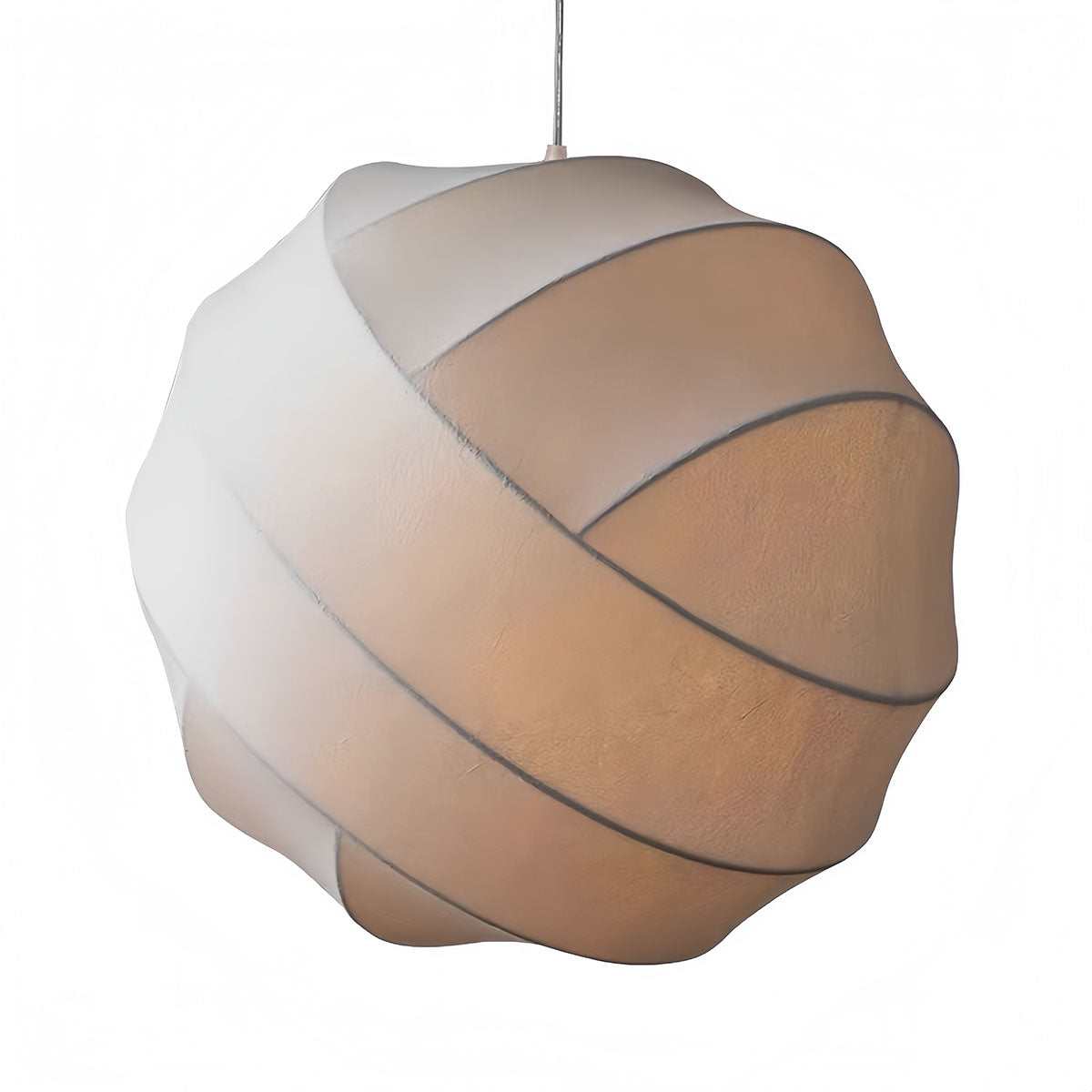 Wabi-Sabi Silk Pendant Light-Modern Minimalist Dining Lamp