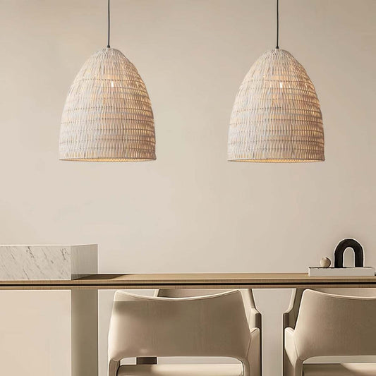 Rattan Pendant Light - Nordic Bohemian Decor Cozy Woven Ceiling Lamp