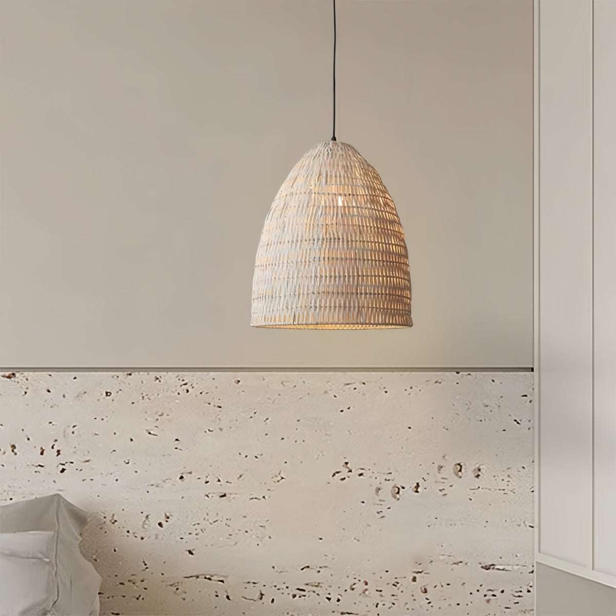 Rattan Pendant Light - Nordic Bohemian Decor Cozy Woven Ceiling Lamp