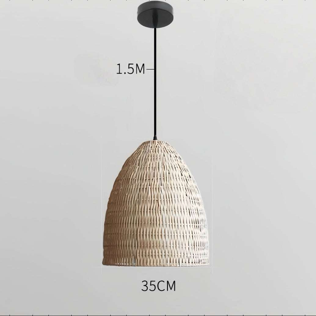 Rattan Pendant Light - Nordic Bohemian Decor Cozy Woven Ceiling Lamp