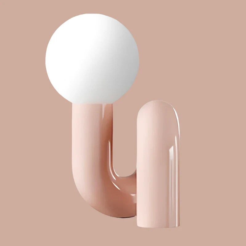 Pink LED Table Lamp | Modern Neotenic Design for Elegant Interiors - sparkledecor.com