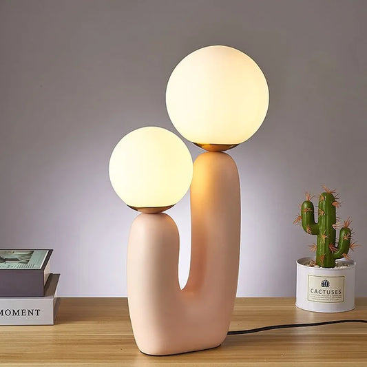 Tall Table Lamp | Minimalist Art Resin Table Lamp Design - sparkledecor.com
