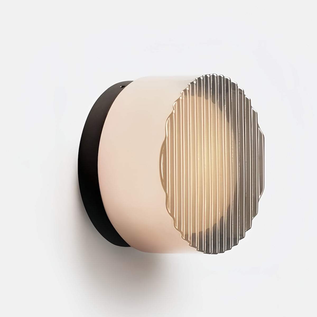Living Hall Lighting: Nordic Glass Wall Lamp for Elegant Ambiance