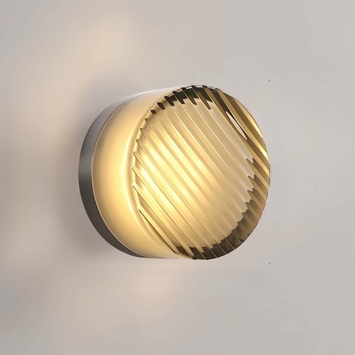 Living Hall Lighting: Nordic Glass Wall Lamp for Elegant Ambiance