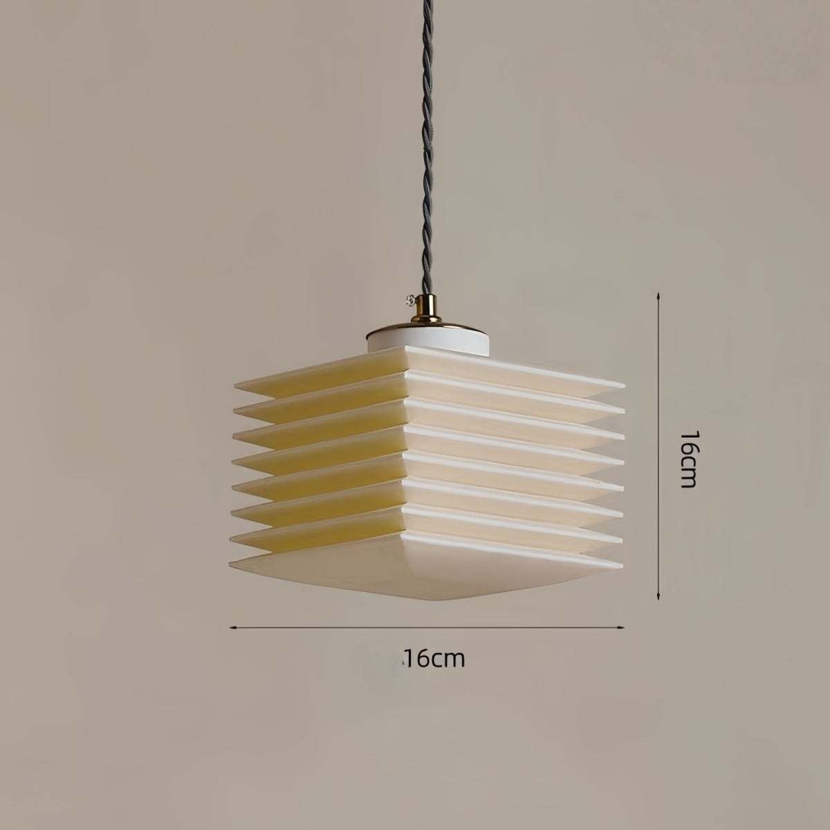 Wabi-Sabi bedroom pendant light with minimalist Nordic design, lightweight PLA material, warm ambient lighting for modern interiors